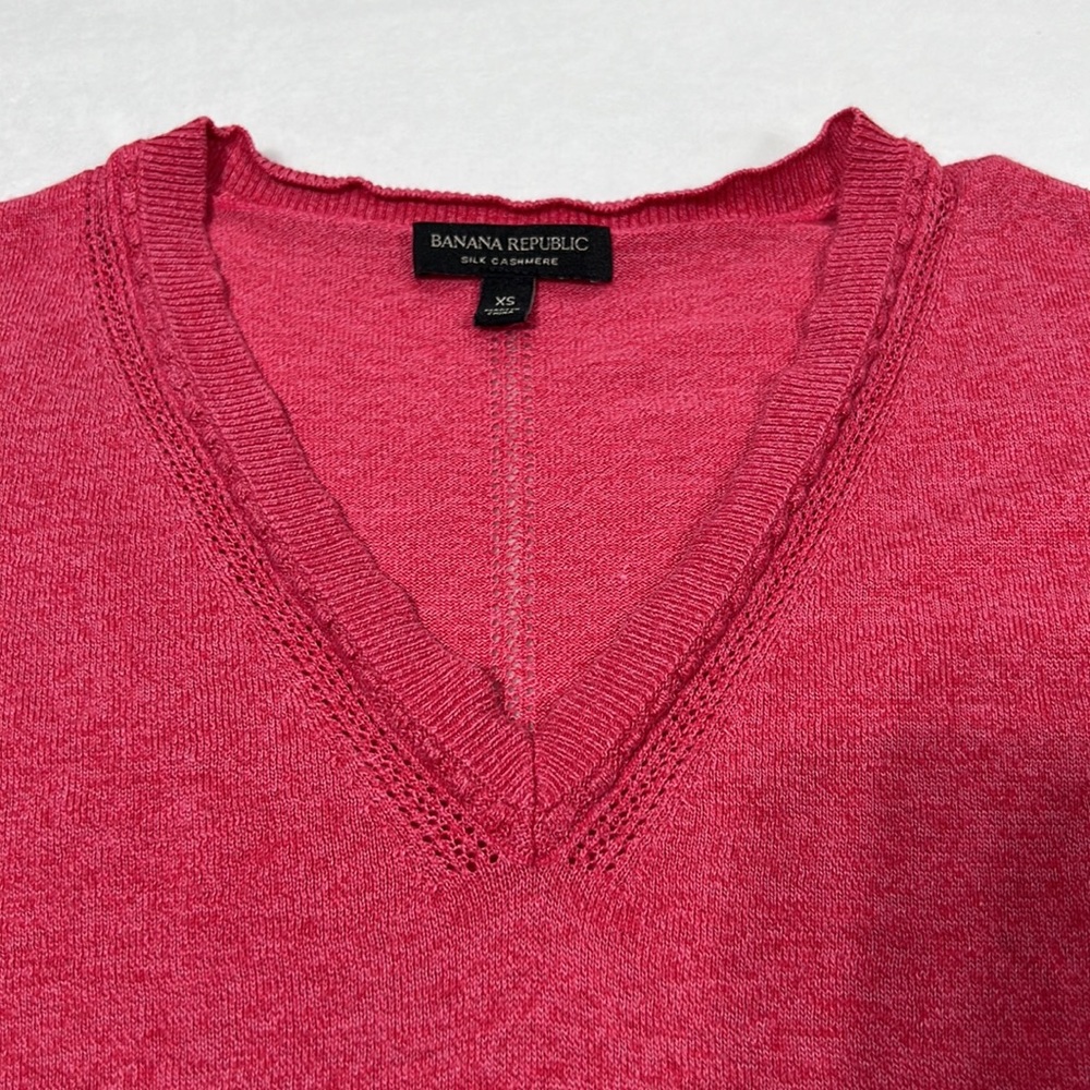 Size XS | Banana Republic |  silk cashmere | long sleeve top|